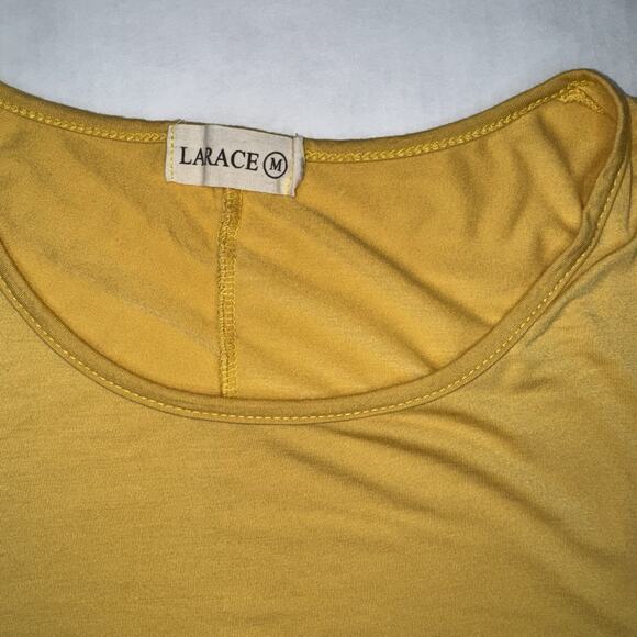 Larace Tunic Top Womens M Relaxed Fit Everyday Casual Loungewear Essential Basic - Picture 3 of 6